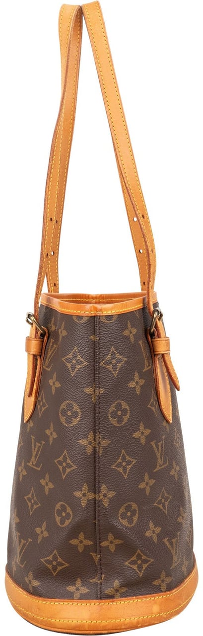 Louis Vuitton Louis Vuitton Monogram Canvas Bucket PM Shoulder Bag Bruin