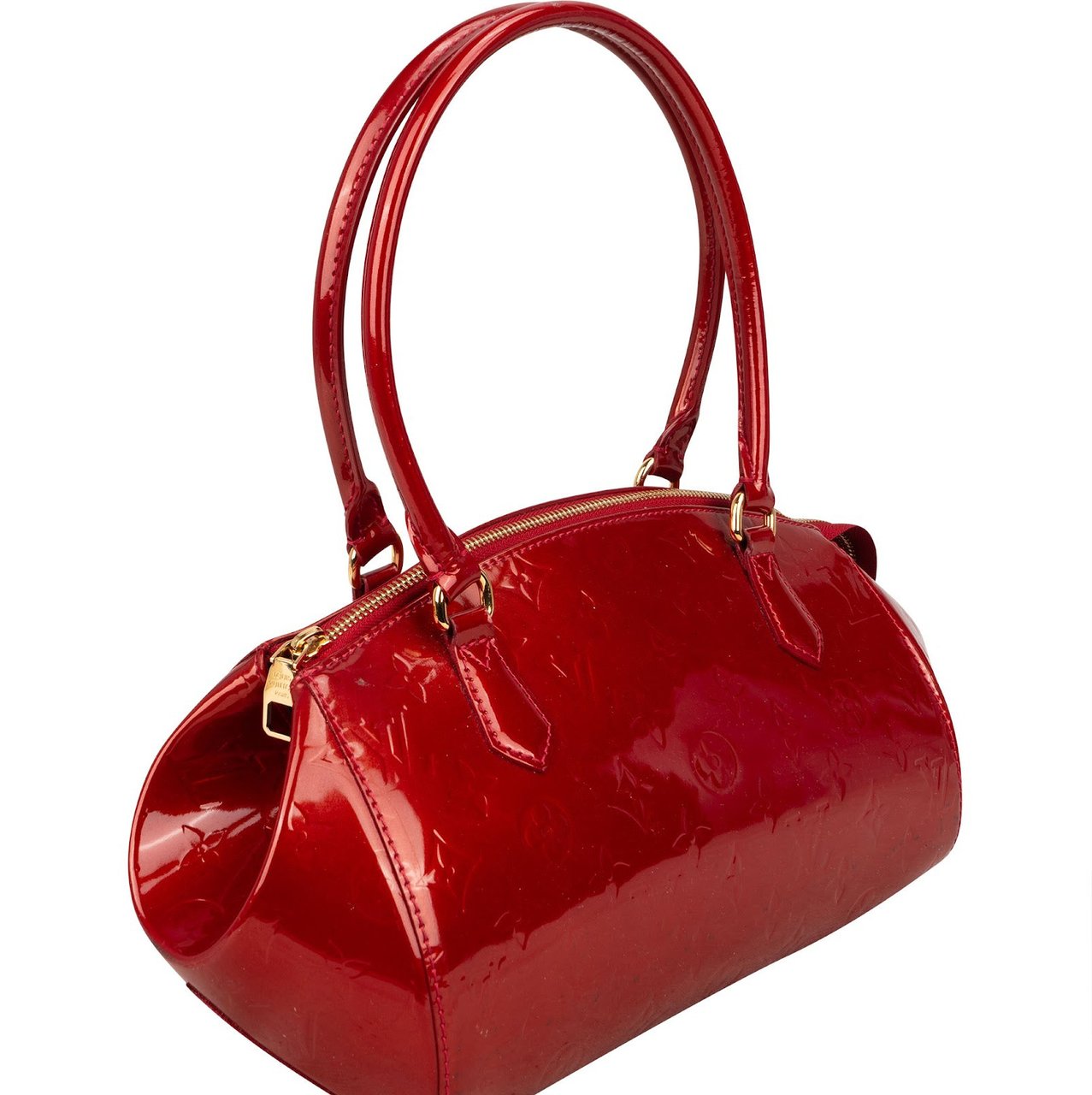 Louis Vuitton Louis Vuitton Monogram Vernis Sherwood Handbag Rood