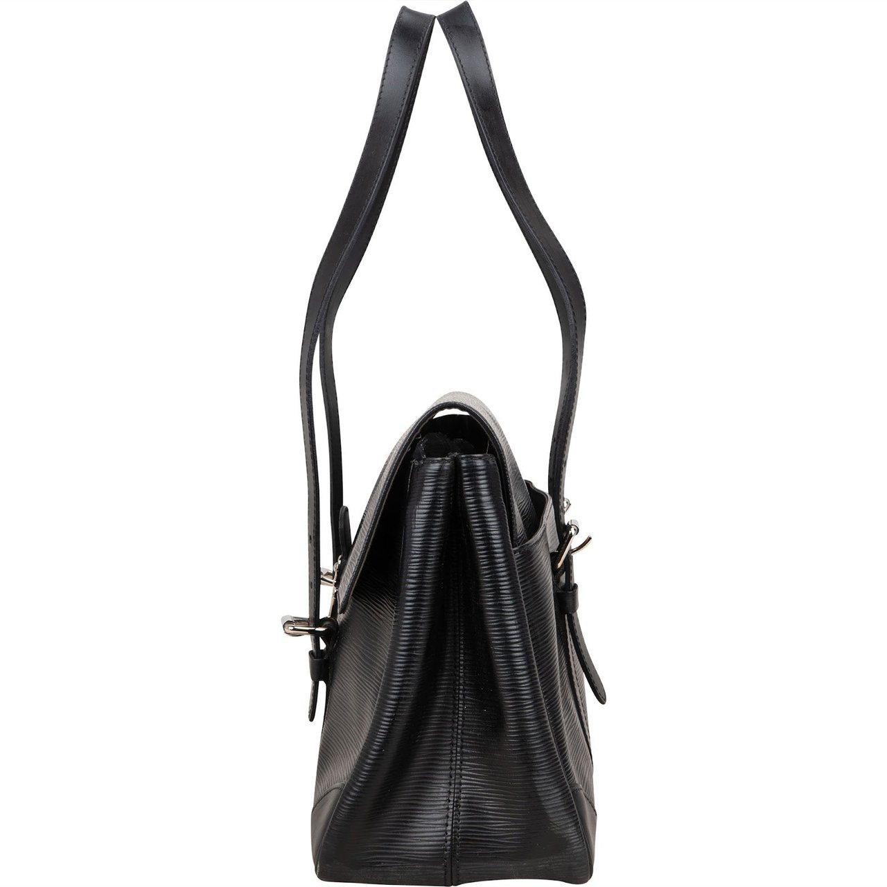 Louis Vuitton Louis Vuitton Noir Epi Leather Segur Shoulder Bag Zwart