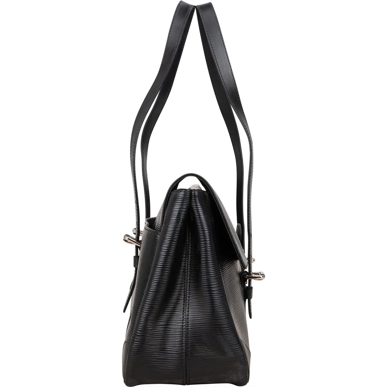 Louis Vuitton Louis Vuitton Noir Epi Leather Segur Shoulder Bag Zwart