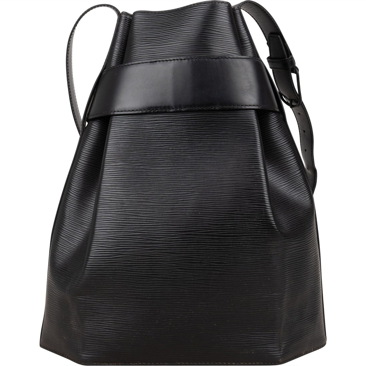 Louis Vuitton Louis Vuitton Noir Epi Leather Sac D'epaule GM Shoulder Bag Zwart