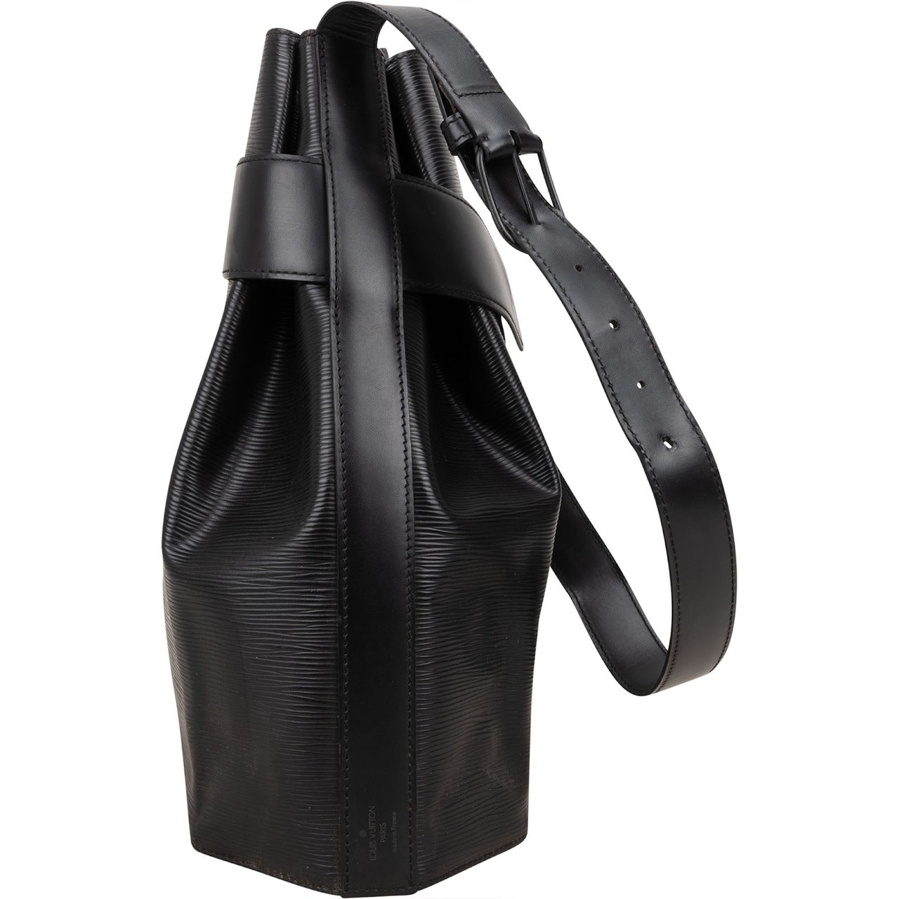 Louis Vuitton Louis Vuitton Noir Epi Leather Sac D'epaule GM Shoulder Bag Zwart