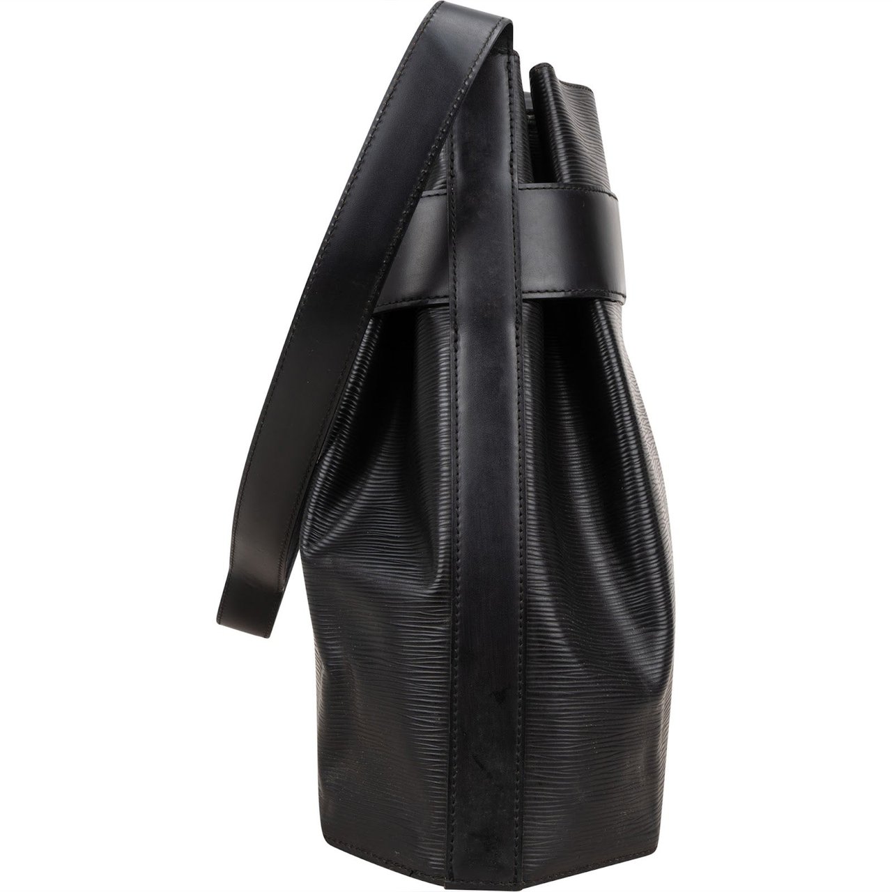 Louis Vuitton Louis Vuitton Noir Epi Leather Sac D'epaule GM Shoulder Bag Zwart