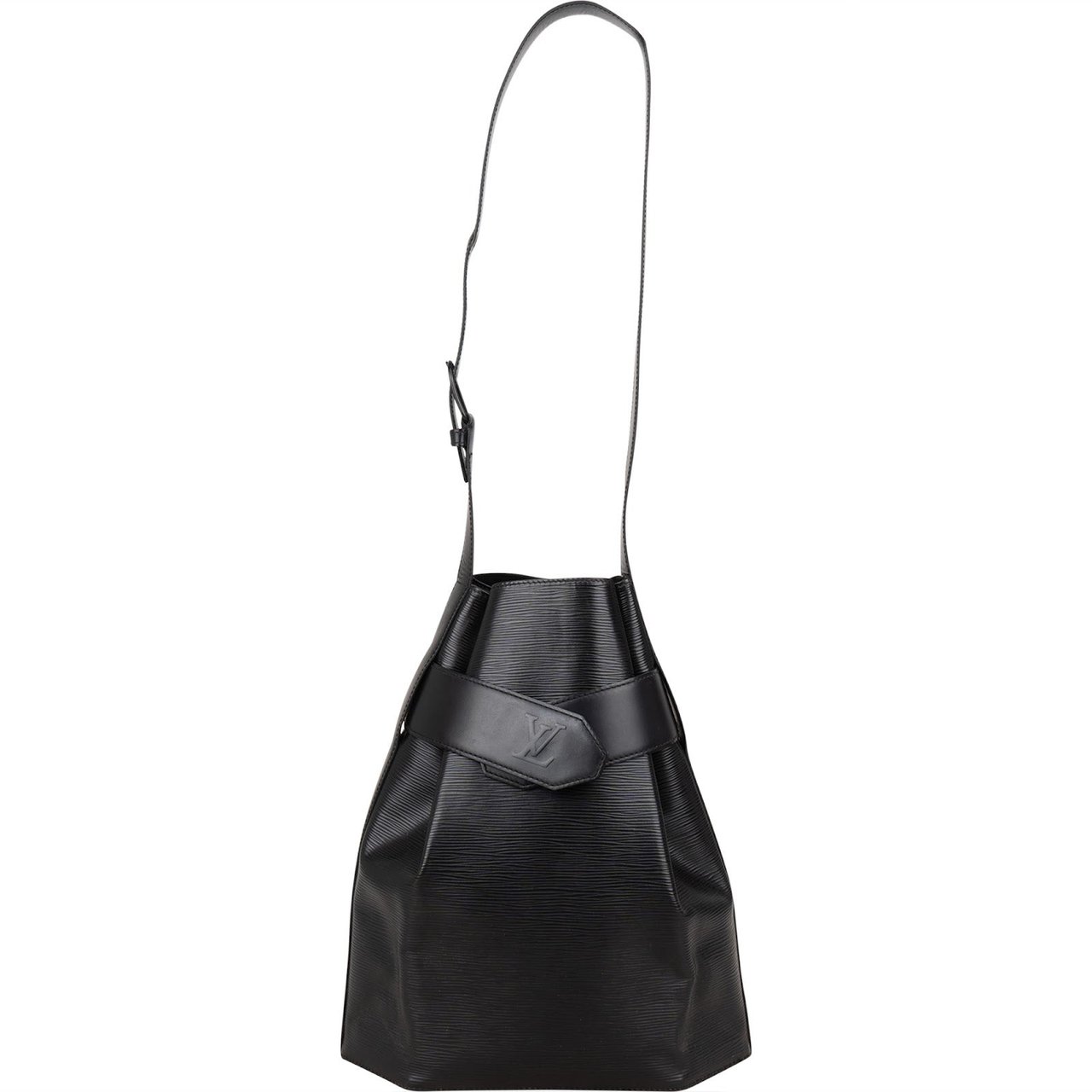 Louis Vuitton Louis Vuitton Noir Epi Leather Sac D'epaule GM Shoulder Bag Zwart