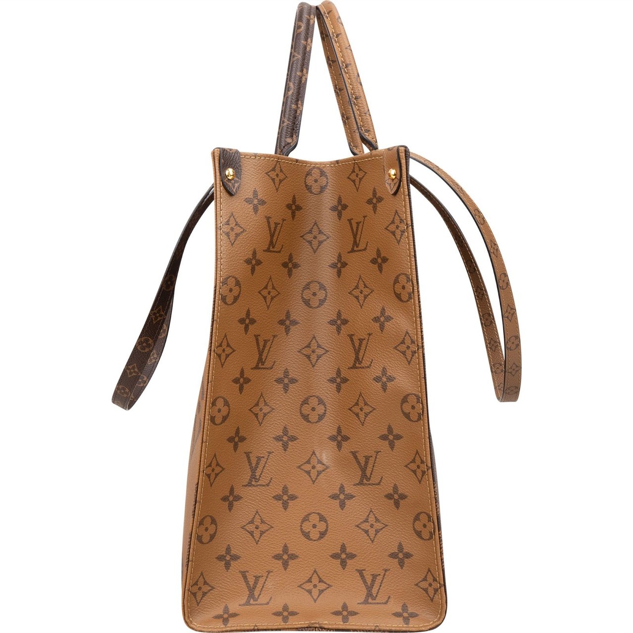 Louis Vuitton Louis Vuitton Monogram Giant Reverse Ontheto GM Handbag Bruin