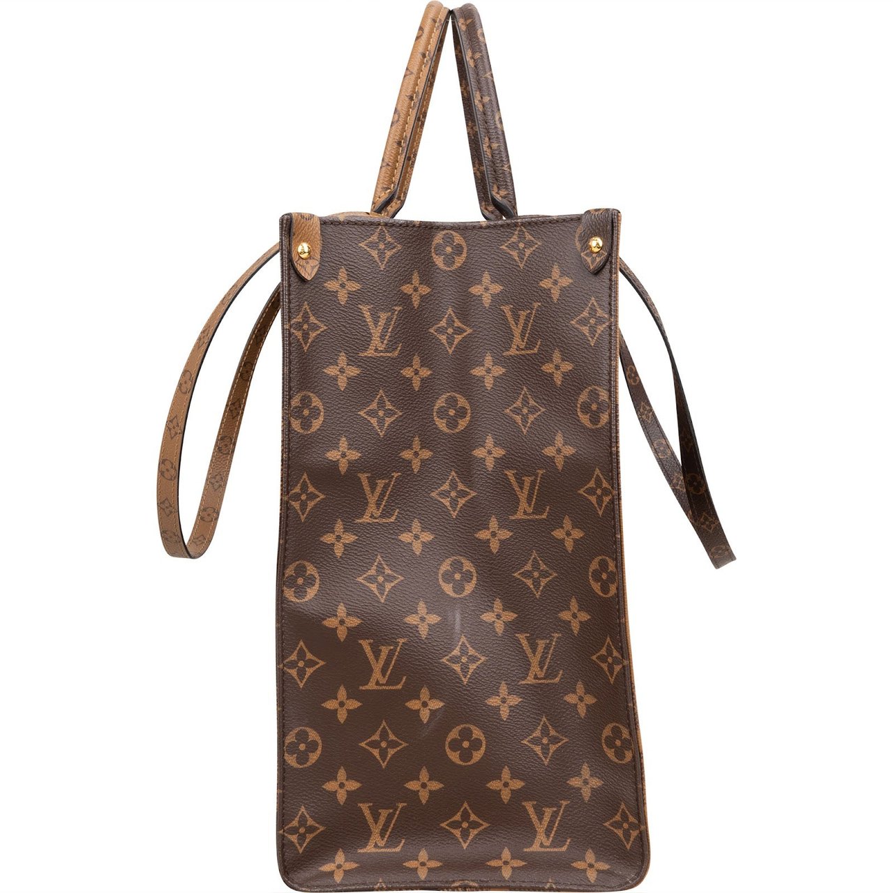 Louis Vuitton Louis Vuitton Monogram Giant Reverse Ontheto GM Handbag Bruin