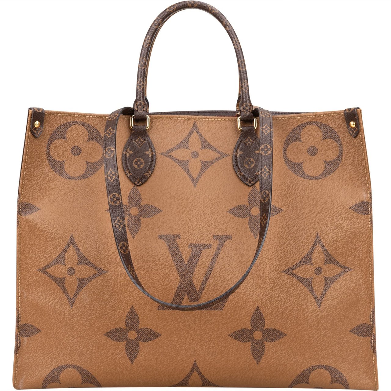Louis Vuitton Louis Vuitton Monogram Giant Reverse Ontheto GM Handbag Bruin
