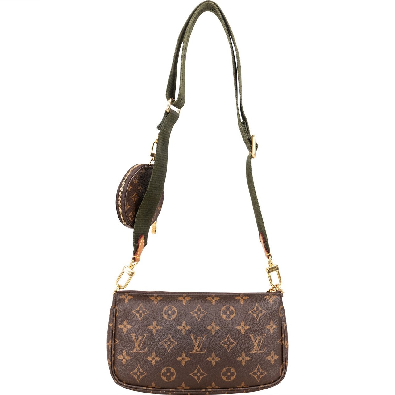 Louis Vuitton Louis Vuitton Monogram Canvas Multi Pochette Accessoires Crossbody Bag Bruin