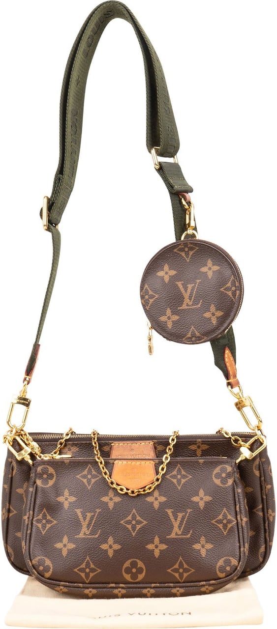 Louis Vuitton Louis Vuitton Monogram Canvas Multi Pochette Accessoires Crossbody Bag Bruin