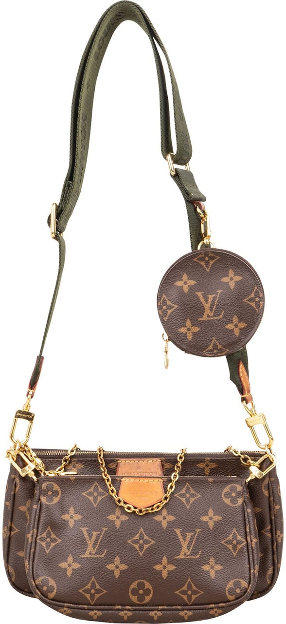Louis Vuitton Louis Vuitton Monogram Canvas Multi Pochette Accessoires Crossbody Bag Bruin