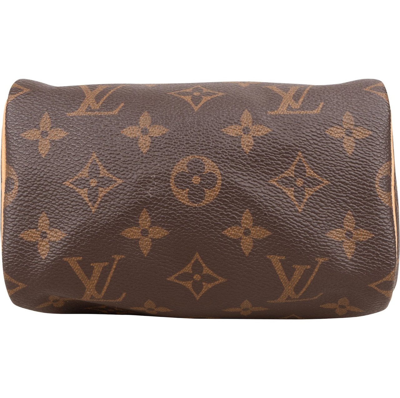 Louis Vuitton Louis Vuitton Monogram Canvas Nano Speedy Crossbody Handbag Bruin