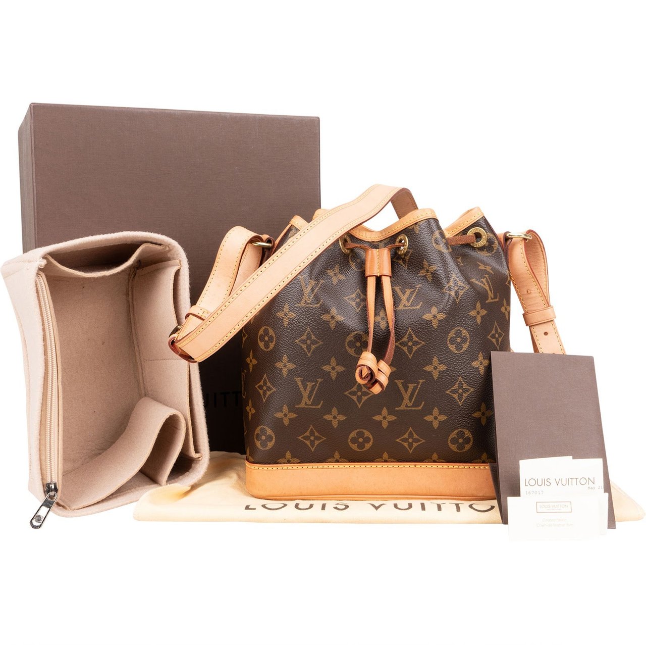 Louis Vuitton Louis Vuitton Monogram Canvas Noé BB Crossbody Bag Bruin