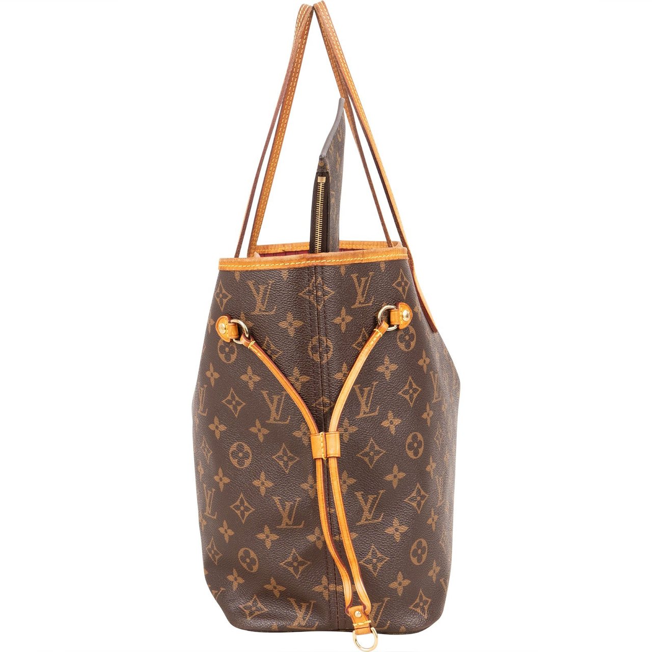 Louis Vuitton Louis Vuitton Monogram Canvas Neverfull MM Shoulder Bag Bruin