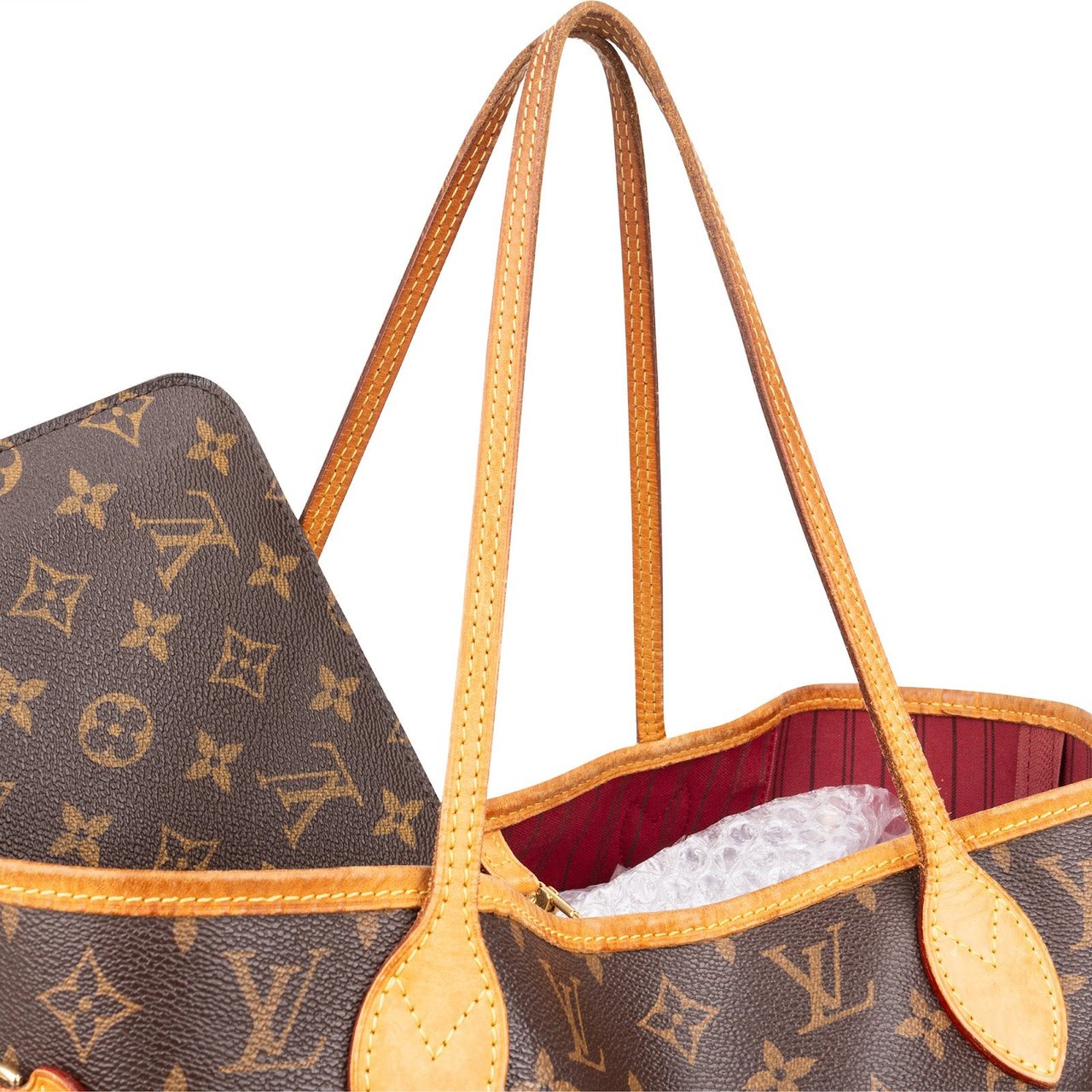 Louis Vuitton Louis Vuitton Monogram Canvas Neverfull MM Shoulder Bag Bruin