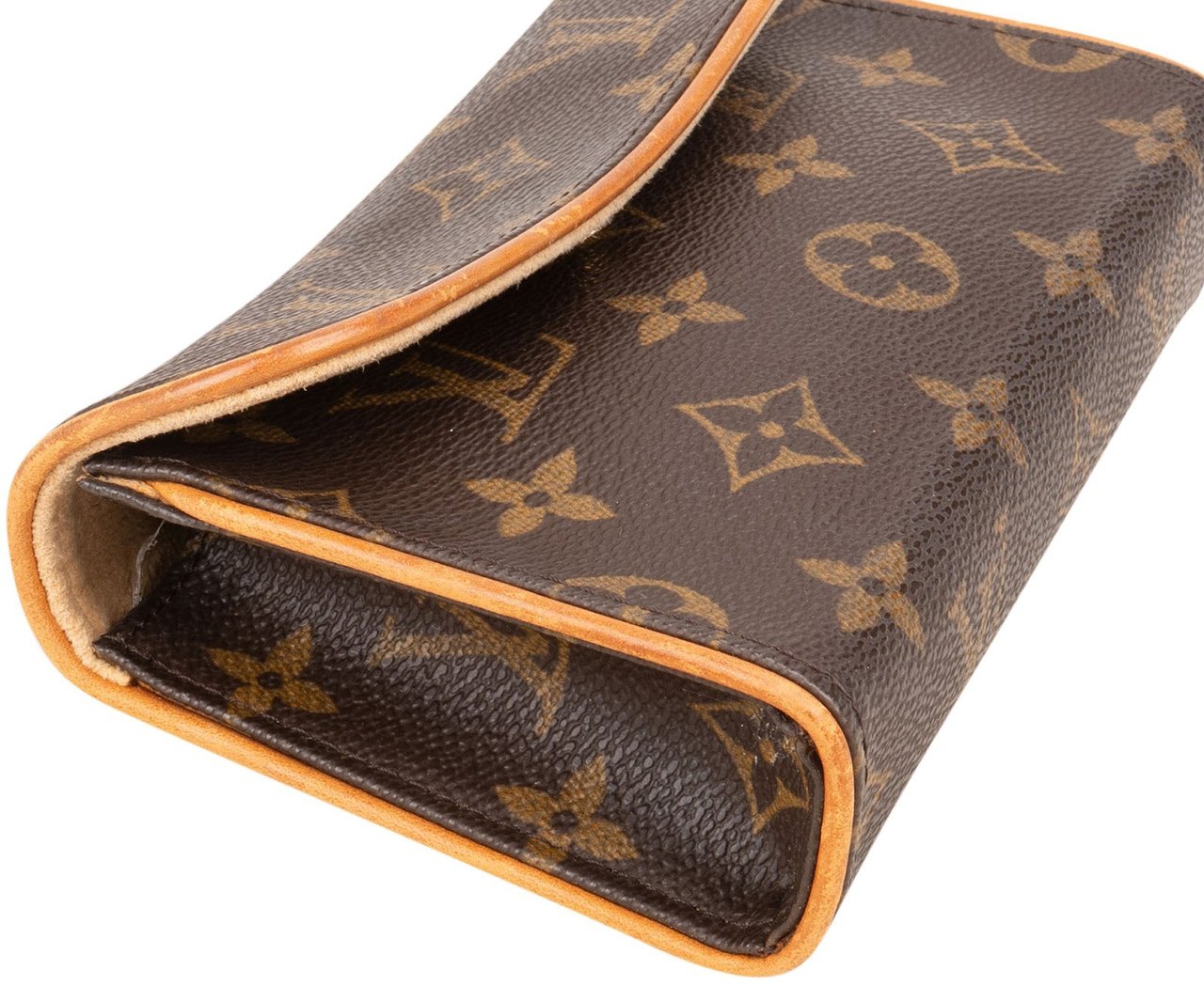 Louis Vuitton Louis Vuitton Monogram Canvas Pochette Florentine Belt Bag Bruin