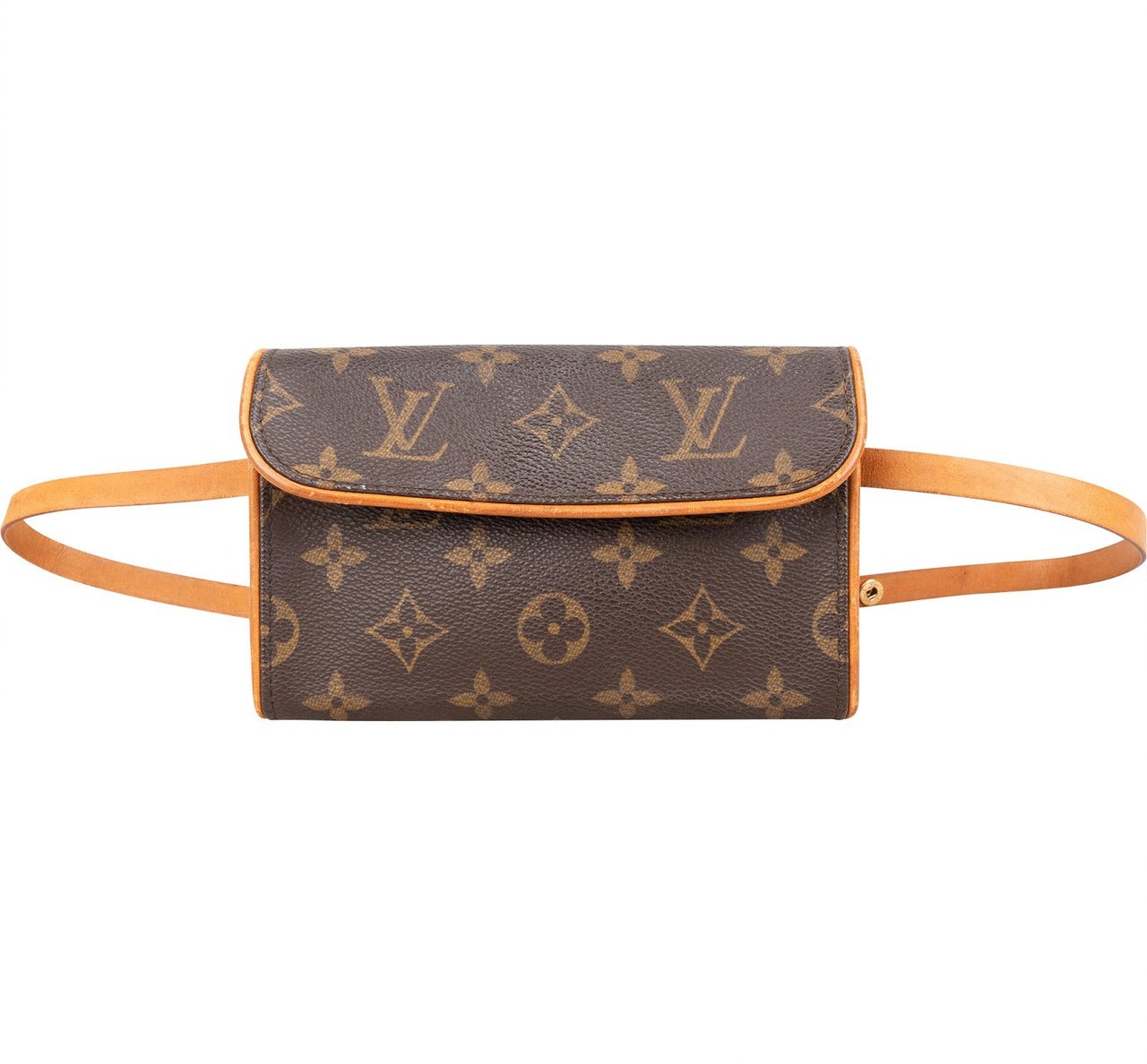 Louis Vuitton Louis Vuitton Monogram Canvas Pochette Florentine Belt Bag Bruin