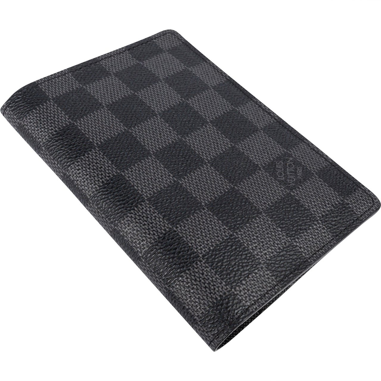 Louis Vuitton Louis Vuitton Monogram Damier Graphite Passeport Cover Zwart