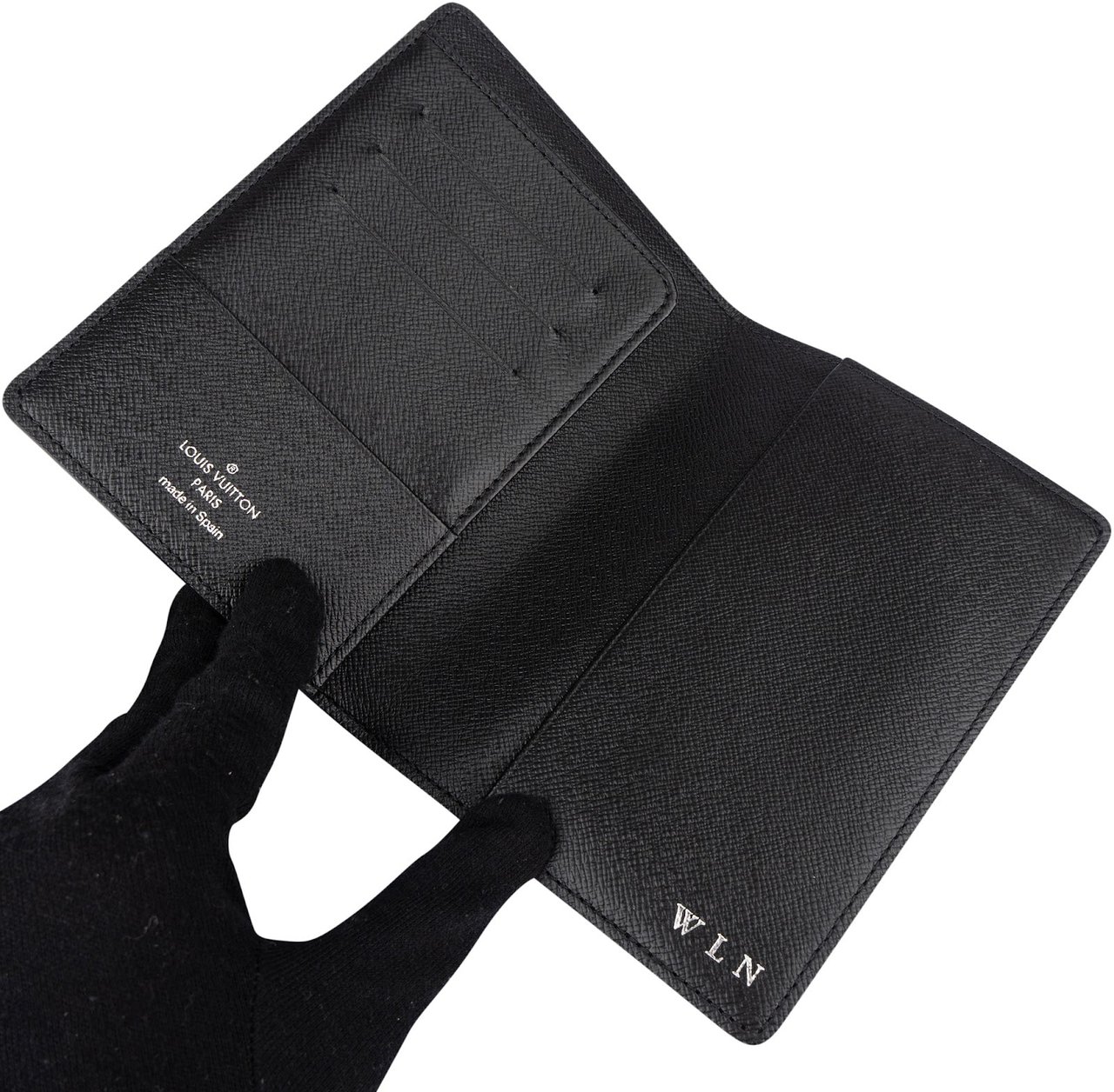 Louis Vuitton Louis Vuitton Monogram Damier Graphite Passeport Cover Zwart