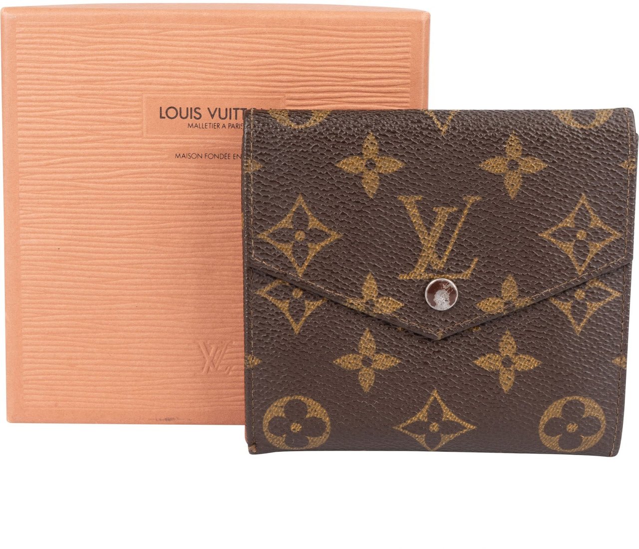 Louis Vuitton Louis Vuitton Monogram Canvas Elise Wallet Bruin