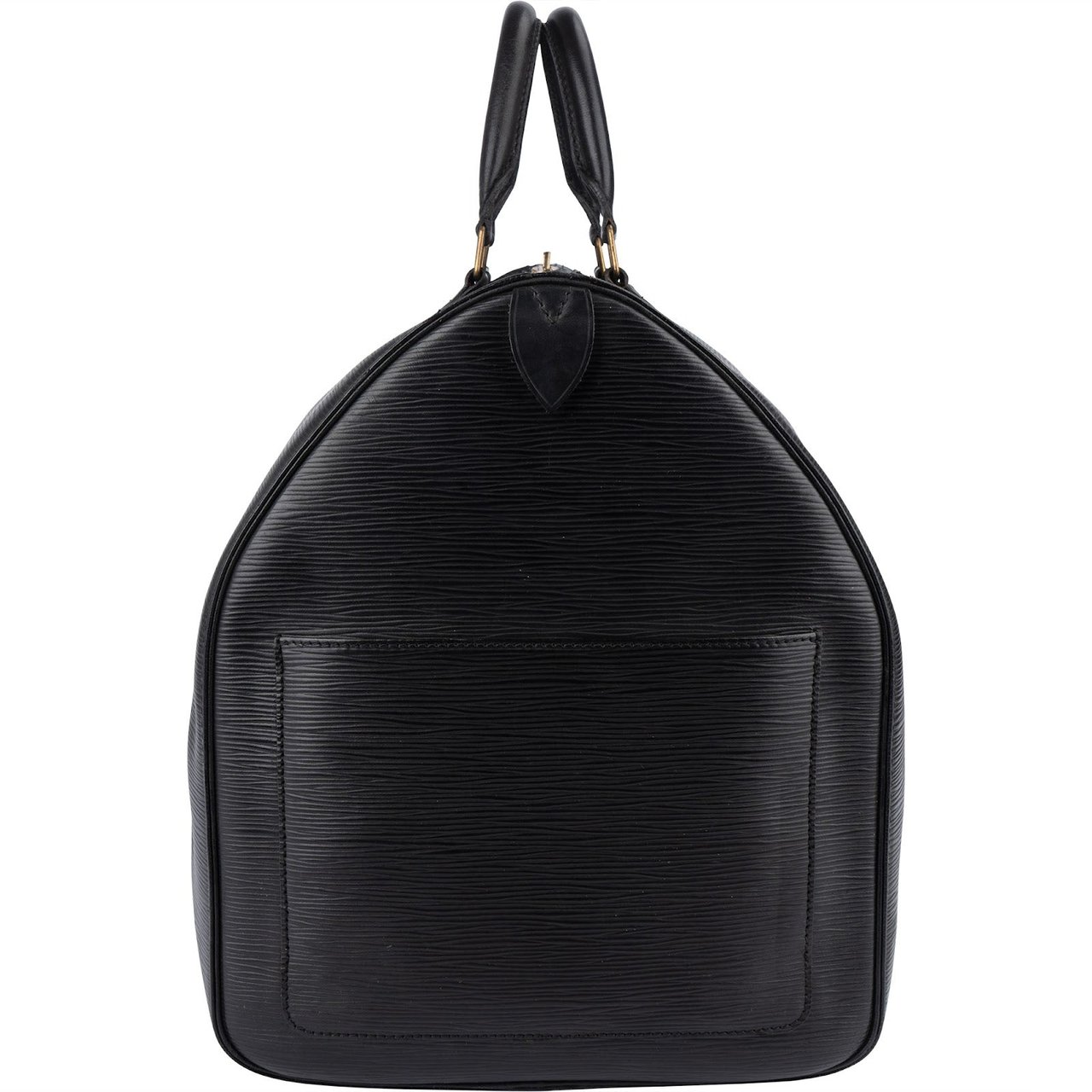 Louis Vuitton Louis Vuitton Noir Epi Leather Keepall 55 Travel Bag Zwart