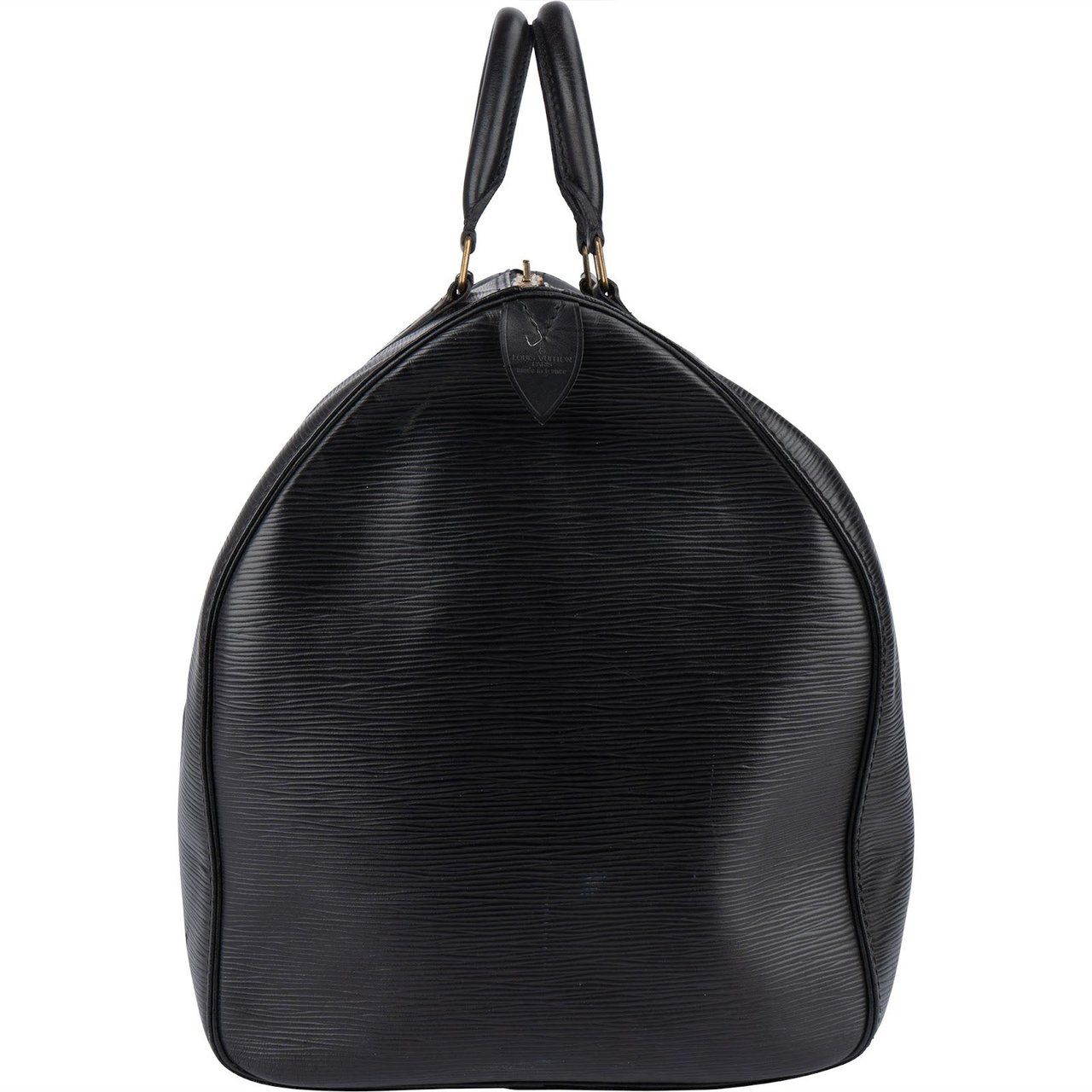 Louis Vuitton Louis Vuitton Noir Epi Leather Keepall 55 Travel Bag Zwart