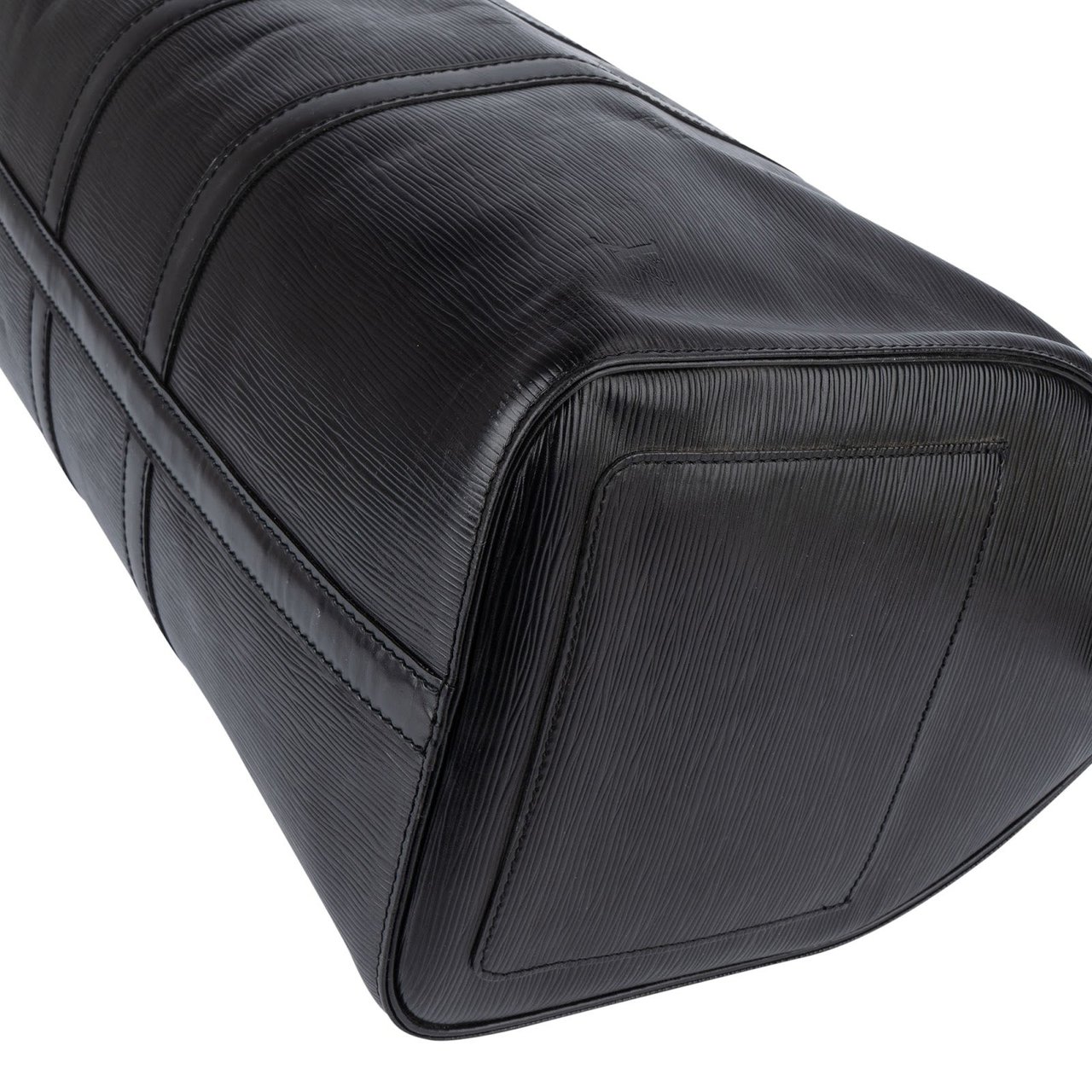 Louis Vuitton Louis Vuitton Noir Epi Leather Keepall 45 Travel Bag Zwart