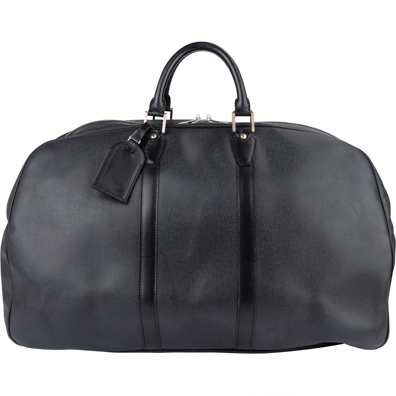 Louis Vuitton Louis Vuitton Noir Taiga Leather Kendall 55 Travel Bag Zwart