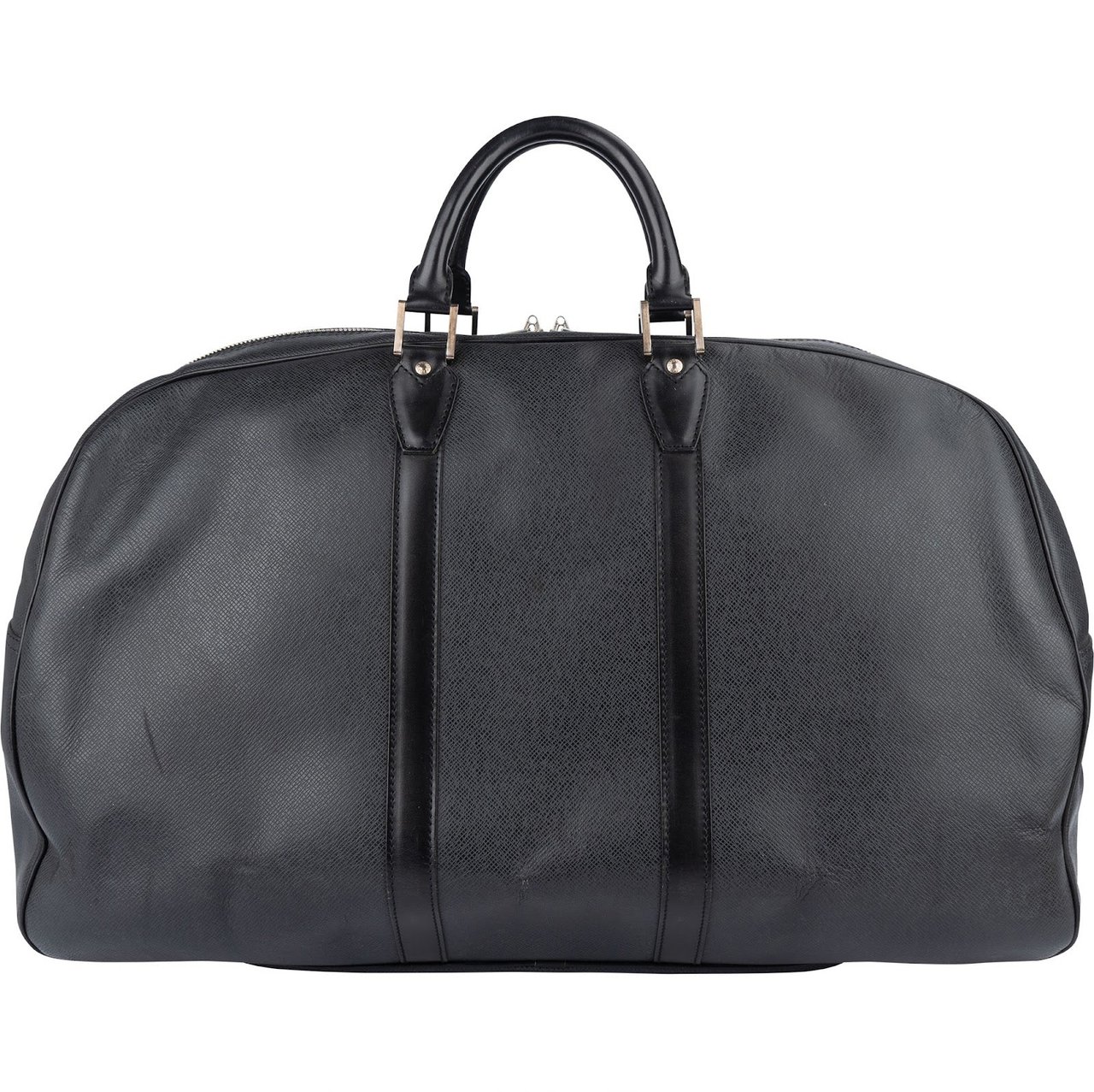 Louis Vuitton Louis Vuitton Noir Taiga Leather Kendall 55 Travel Bag Zwart