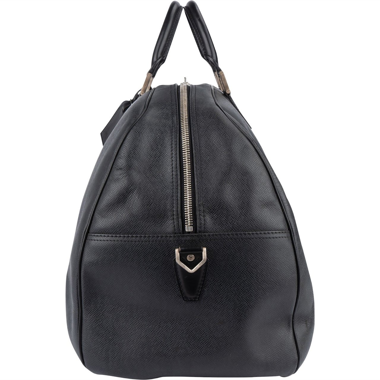 Louis Vuitton Louis Vuitton Noir Taiga Leather Kendall 55 Travel Bag Zwart