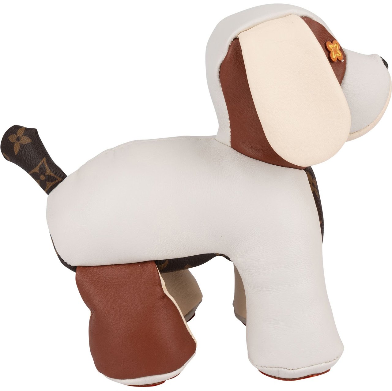 Louis Vuitton Monogram Doudou Dog Oscar Toy Wit