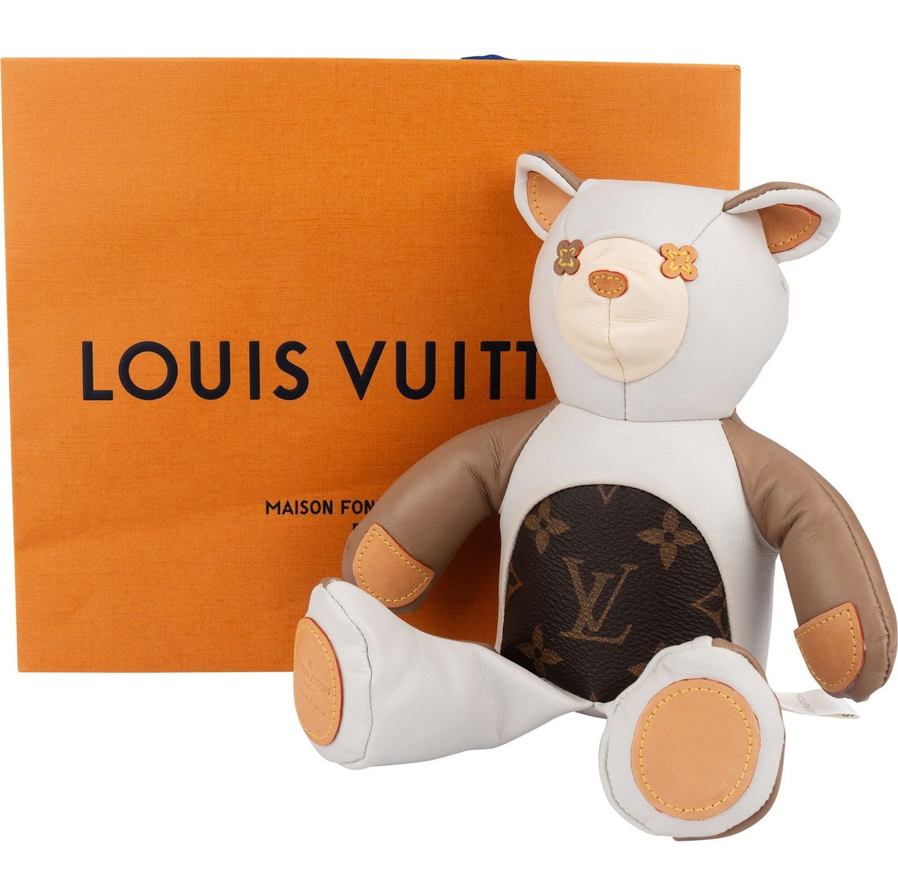 Louis Vuitton Louis Vuitton Monogram DouDou Teddy Bear Toy Wit