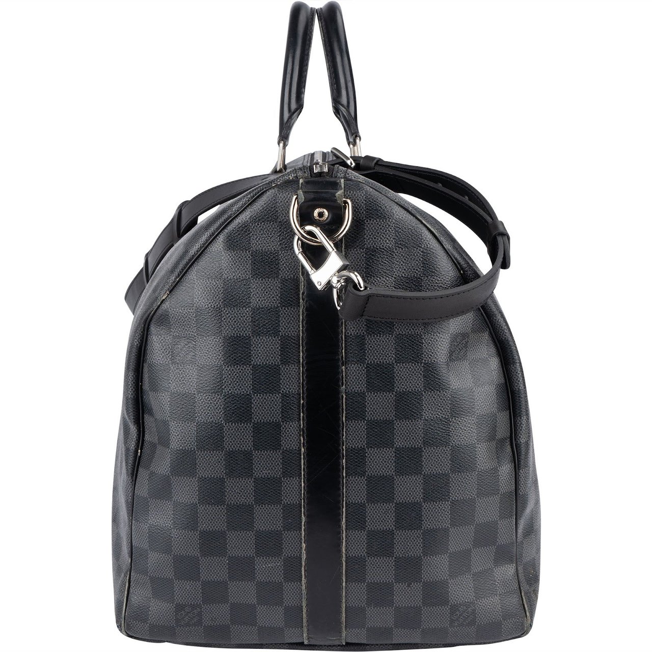 Louis Vuitton Louis Vuitton Monogram Damier Graphite Canvas Keepall 55 Bandoulière Travel Bag Zwart