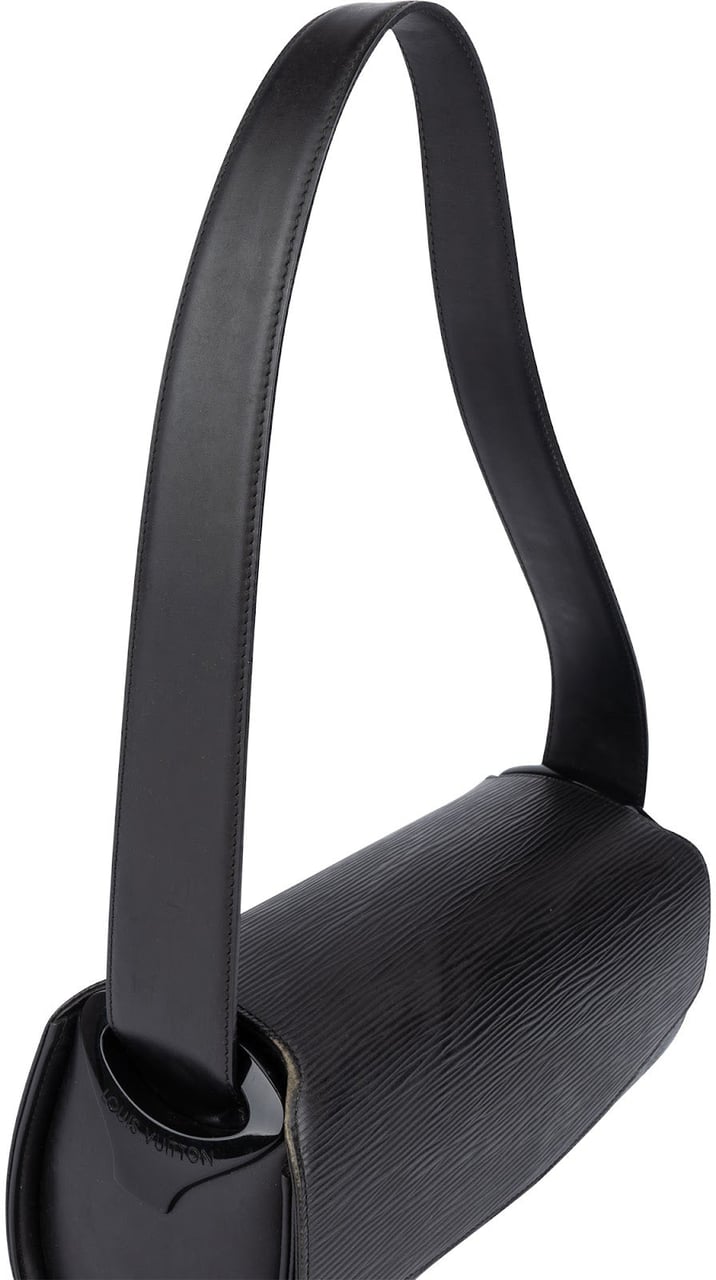 Louis Vuitton Louis Vuitton Noir Epi Leather Nocturne Shoulder Bag Zwart