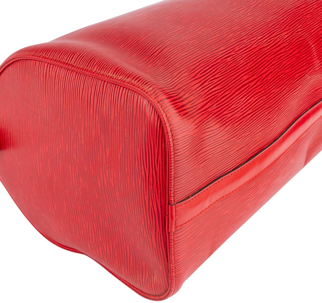 Louis Vuitton Louis Vuitton Red Epi Leather Speedy 30 Handbag Rood
