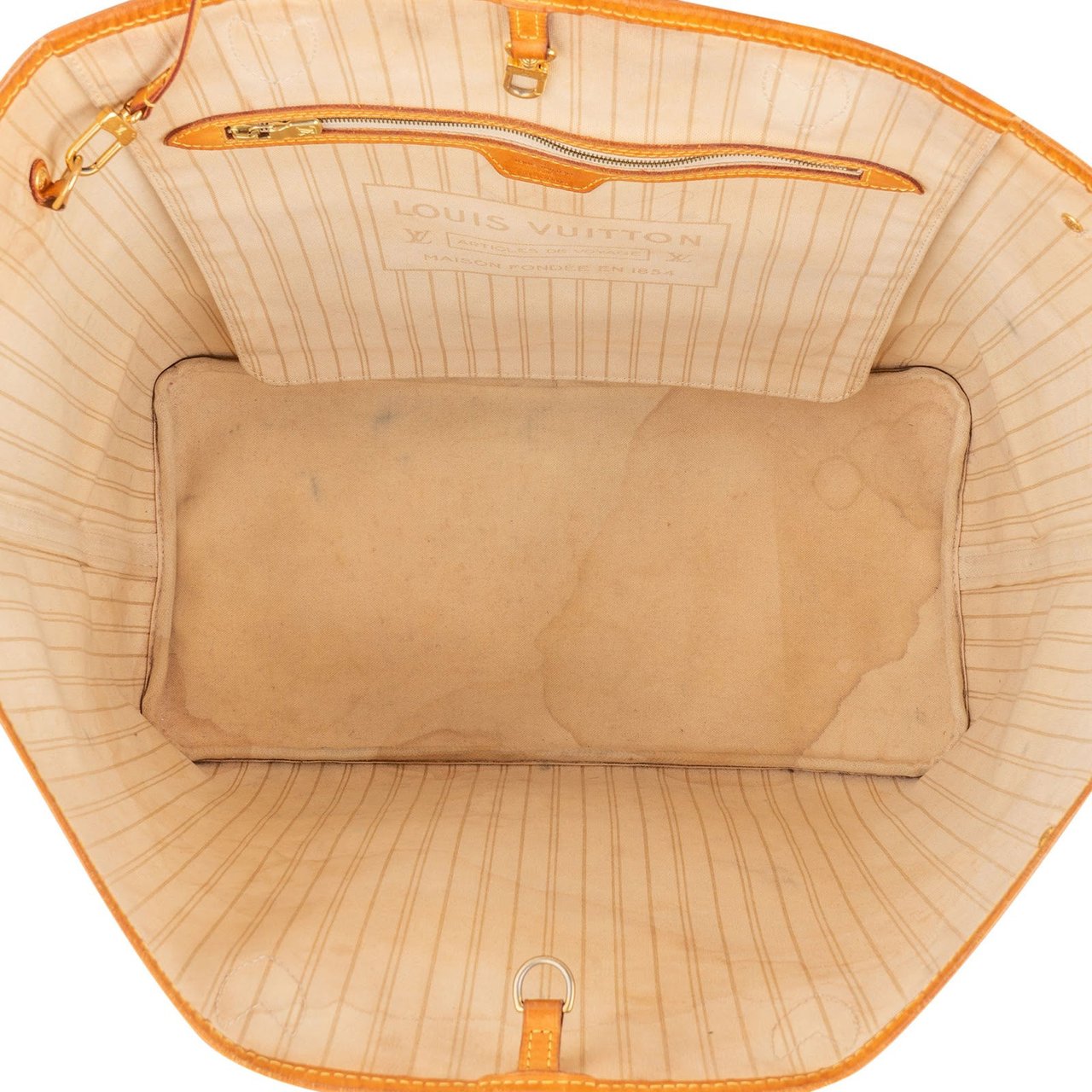 Louis Vuitton Louis Vuitton Monogram Damier Azur Canvas Neverfull GM Shoulder Bag Wit