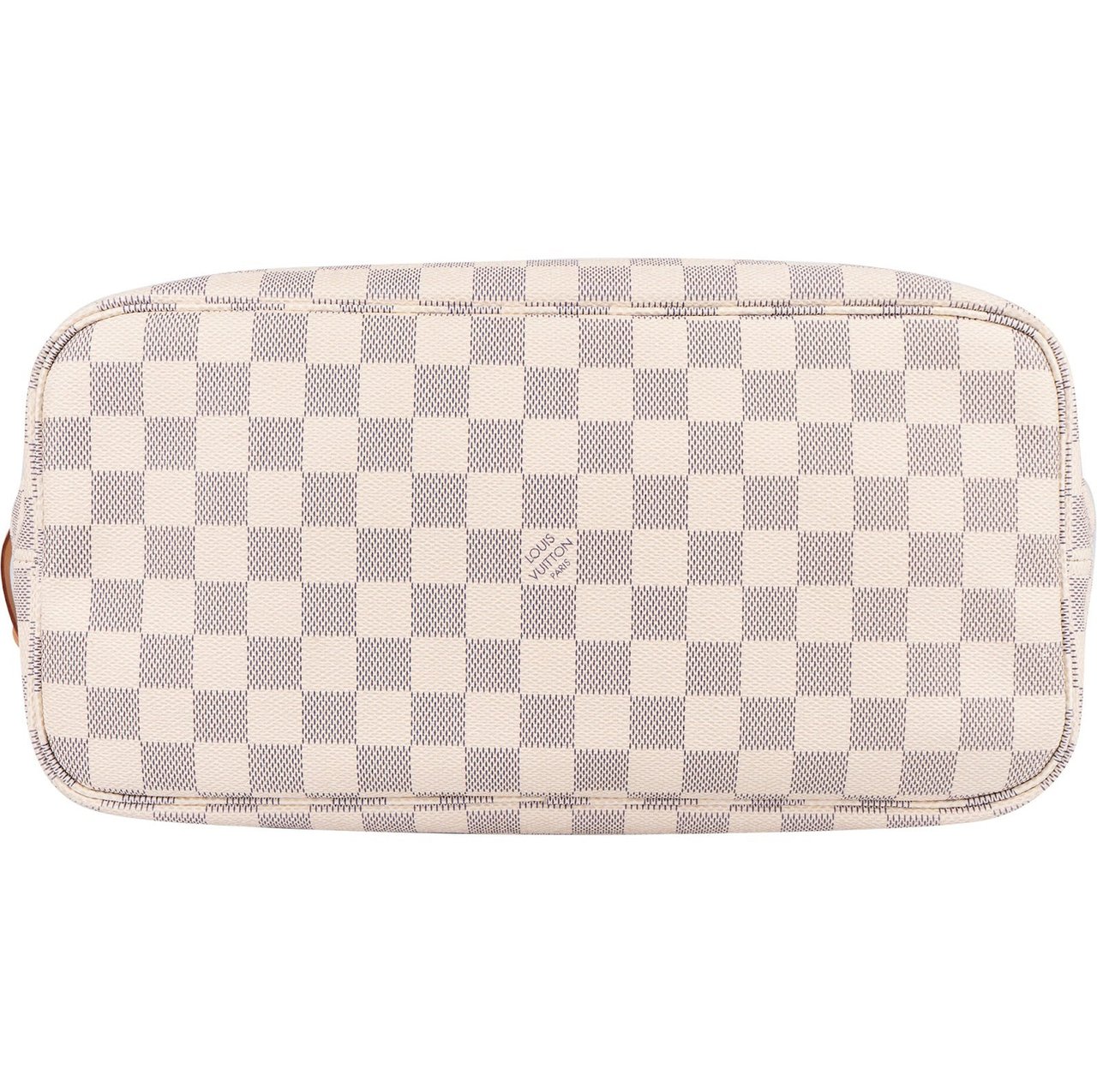 Louis Vuitton Louis Vuitton Monogram Damier Azur Neverfull MM Shoulder Bag Wit