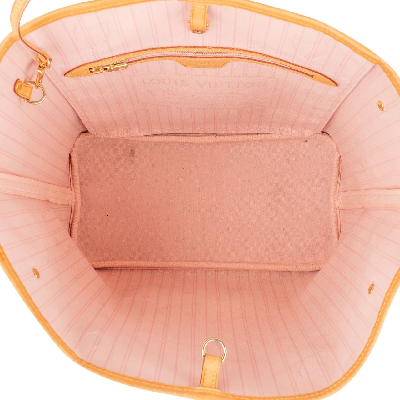 Louis Vuitton Louis Vuitton Monogram Damier Azur Neverfull MM Shoulder Bag Wit