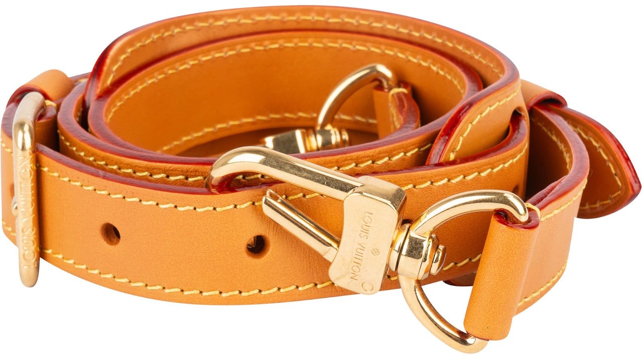 Louis Vuitton Louis Vuitton Vachetta Leather Keepall Bags Strap Bruin