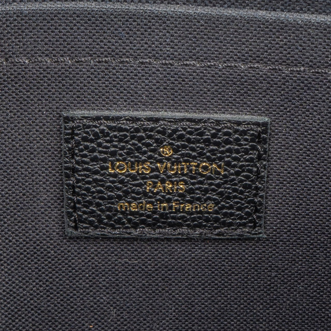 Louis Vuitton Louis Vuitton Leather Monogram Empreinte Pochette Daily Clutch Zwart