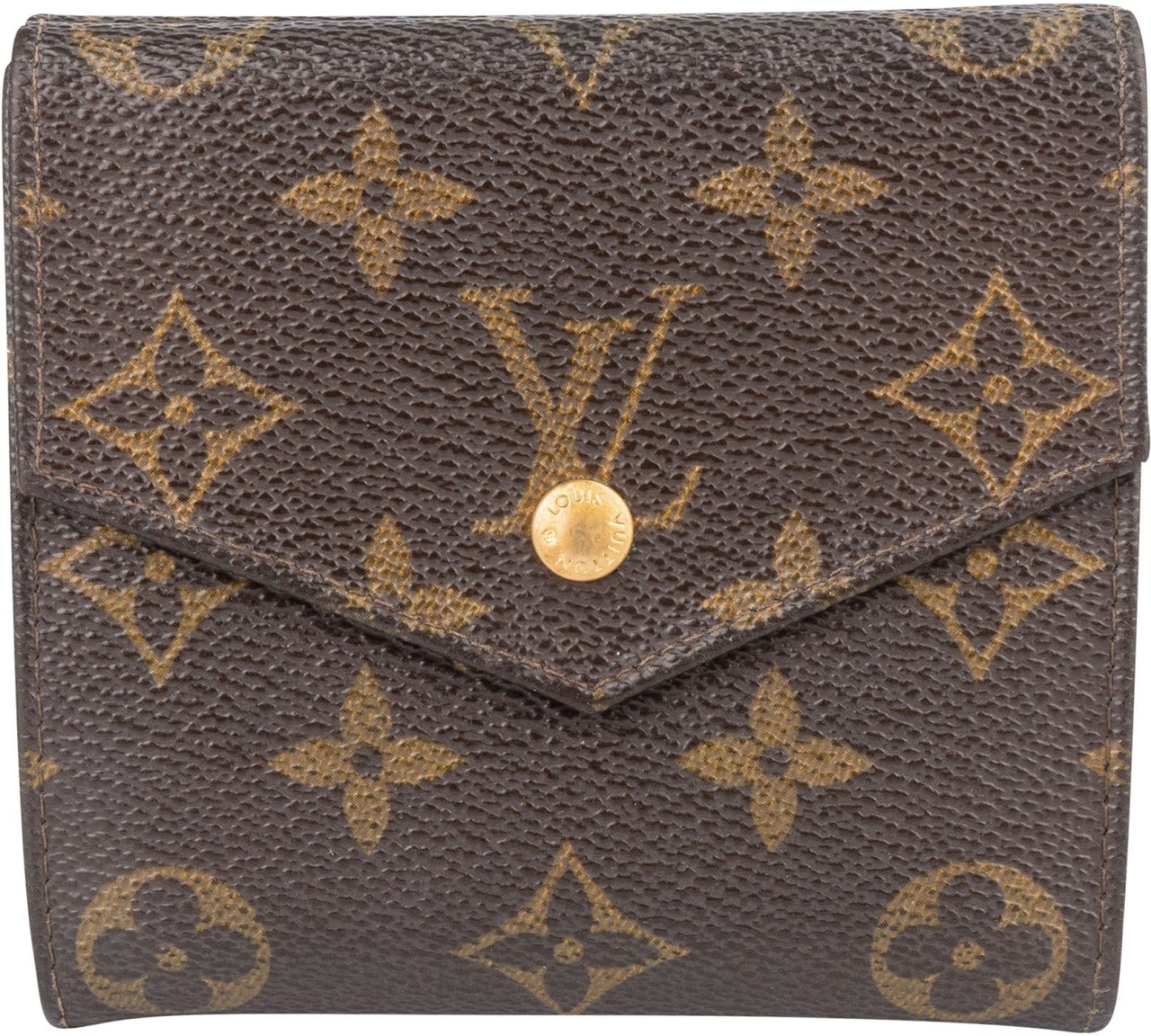 Louis Vuitton Louis Vuitton Monogram Canvas Elise Wallet Bruin