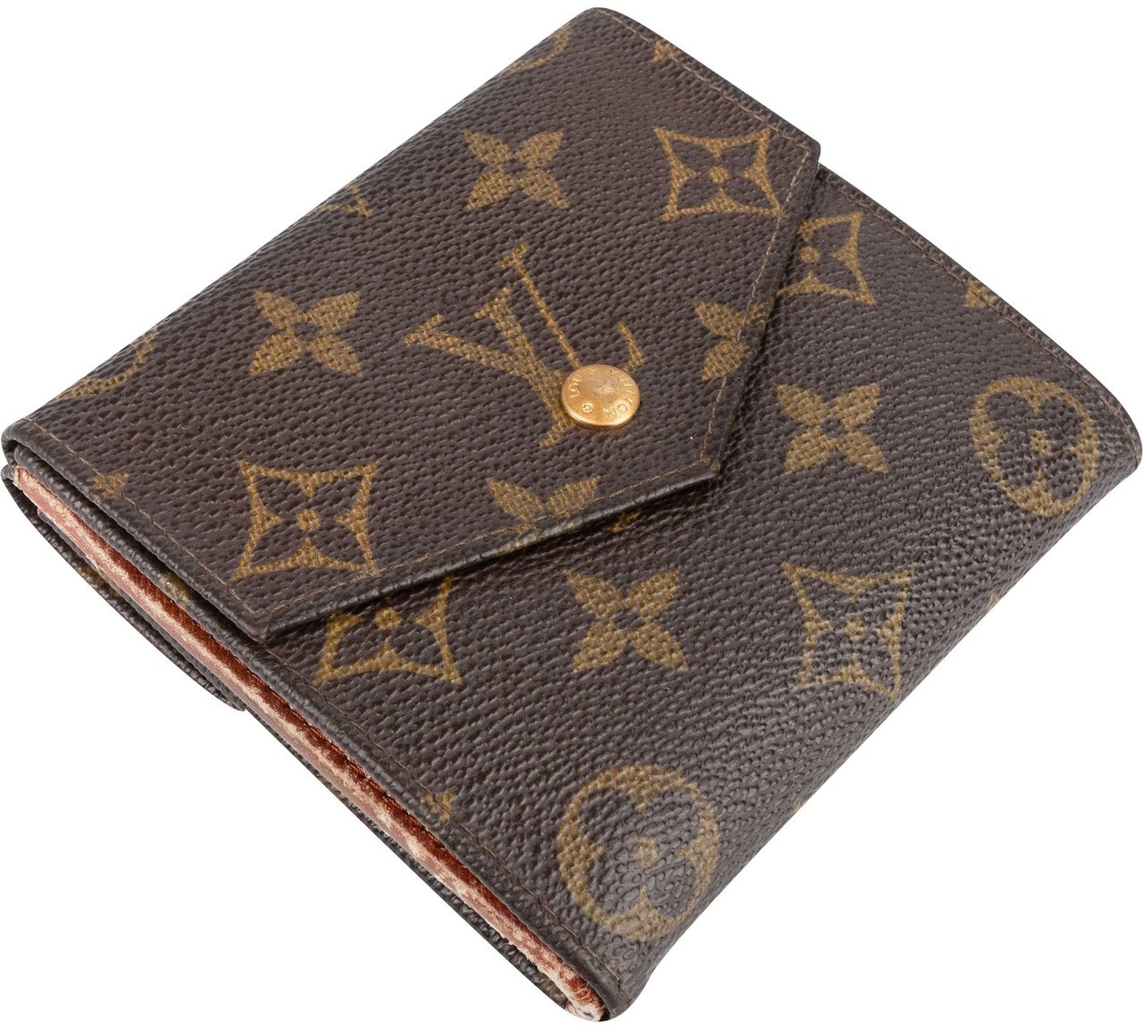 Louis Vuitton Louis Vuitton Monogram Canvas Elise Wallet Bruin