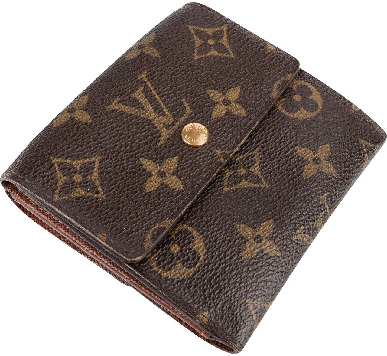 Louis Vuitton Louis Vuitton Monogram Canvas Elise Wallet Bruin