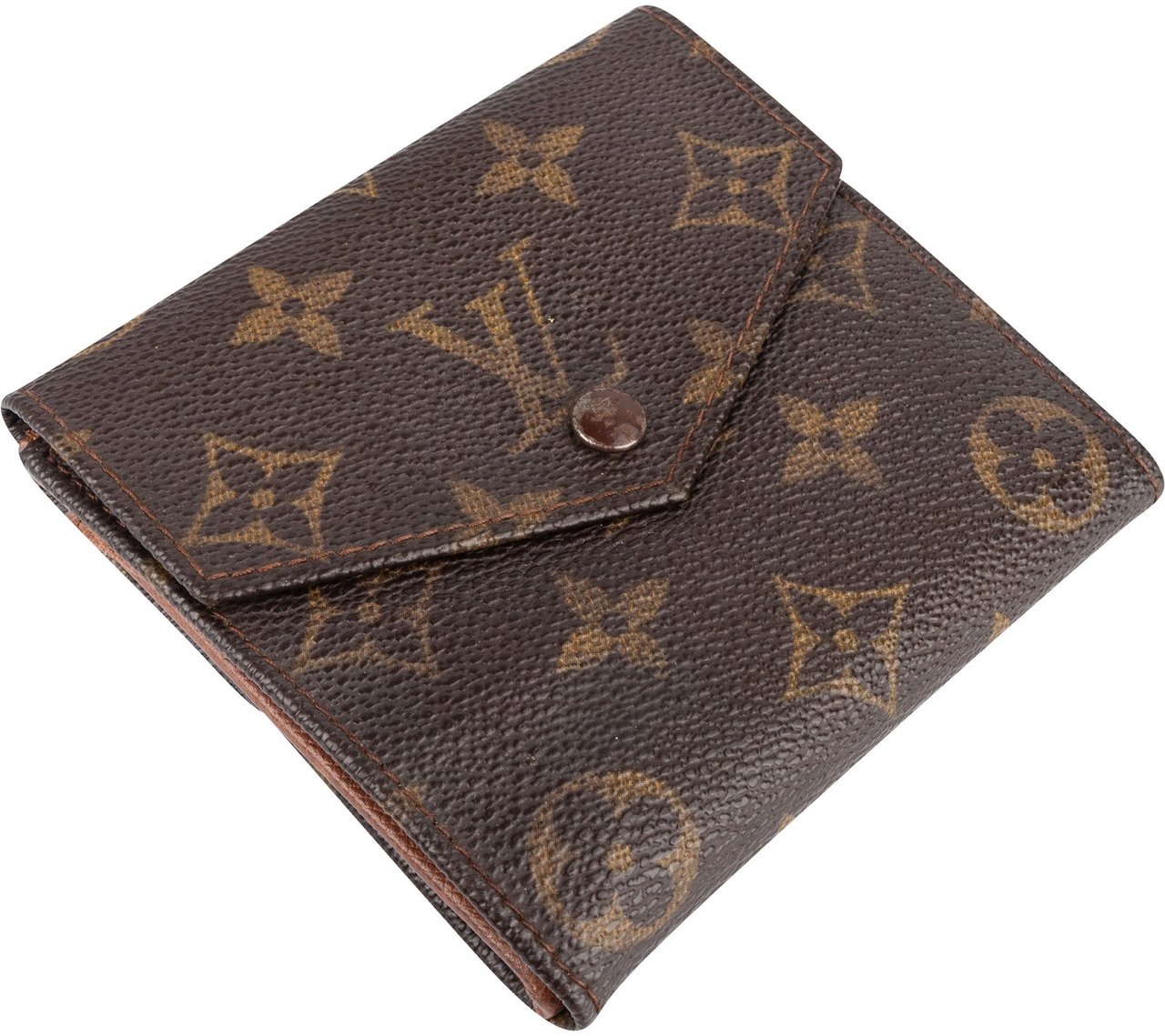 Louis Vuitton Louis Vuitton Monogram Canvas Elise Wallet Bruin