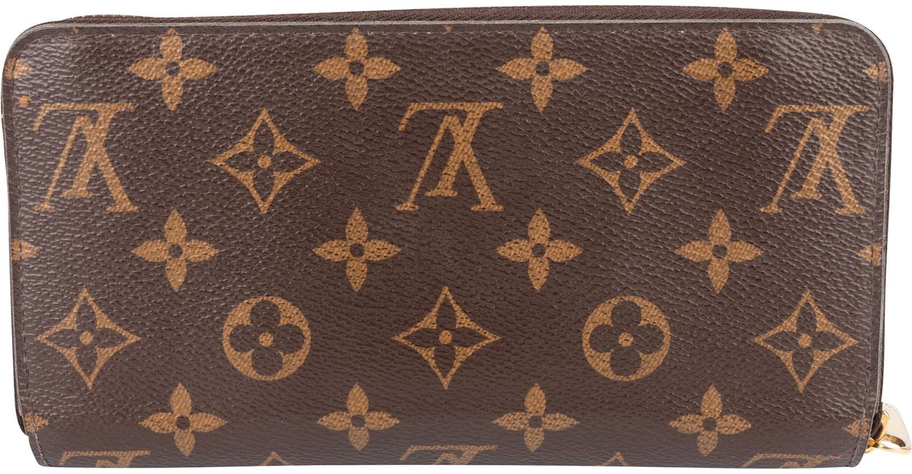 Louis Vuitton Louis Vuitton Monogram Canvas Zippy Wallet Bruin