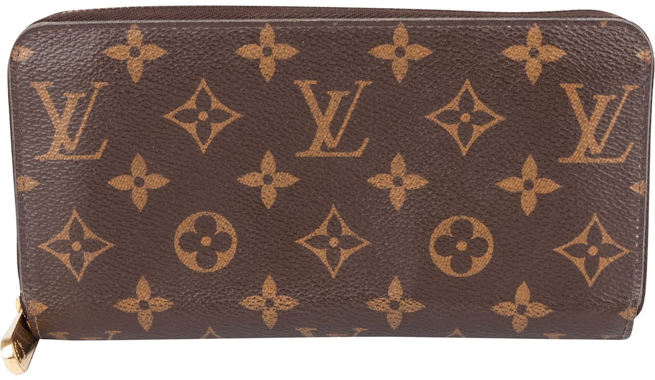 Louis Vuitton Louis Vuitton Monogram Canvas Zippy Wallet Bruin