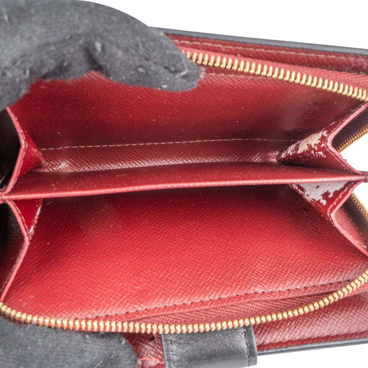 Louis Vuitton Louis Vuitton Monogram Damier Ebene Juliette Wallet Bruin