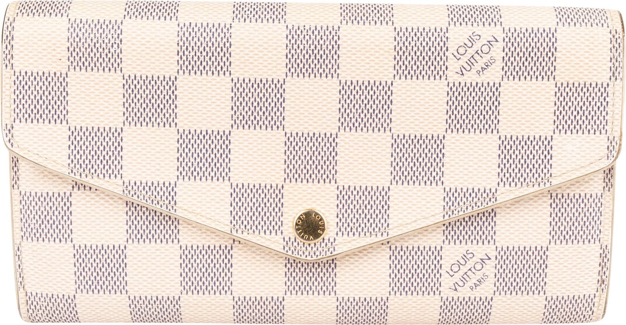 Louis Vuitton Louis Vuitton Monogram Damier Azur Canvas Sarah Wallet Divers