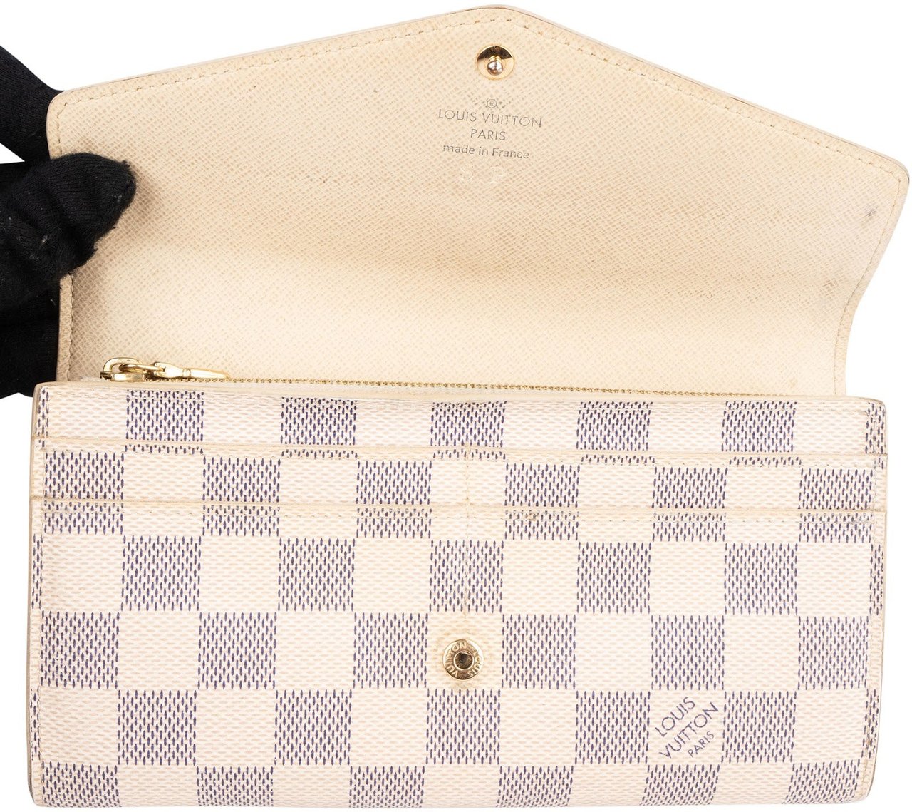 Louis Vuitton Louis Vuitton Monogram Damier Azur Canvas Sarah Wallet Divers