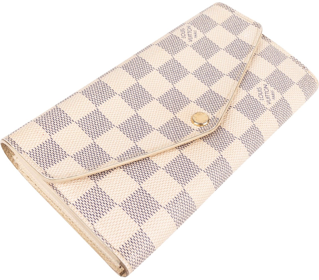 Louis Vuitton Louis Vuitton Monogram Damier Azur Canvas Sarah Wallet Divers