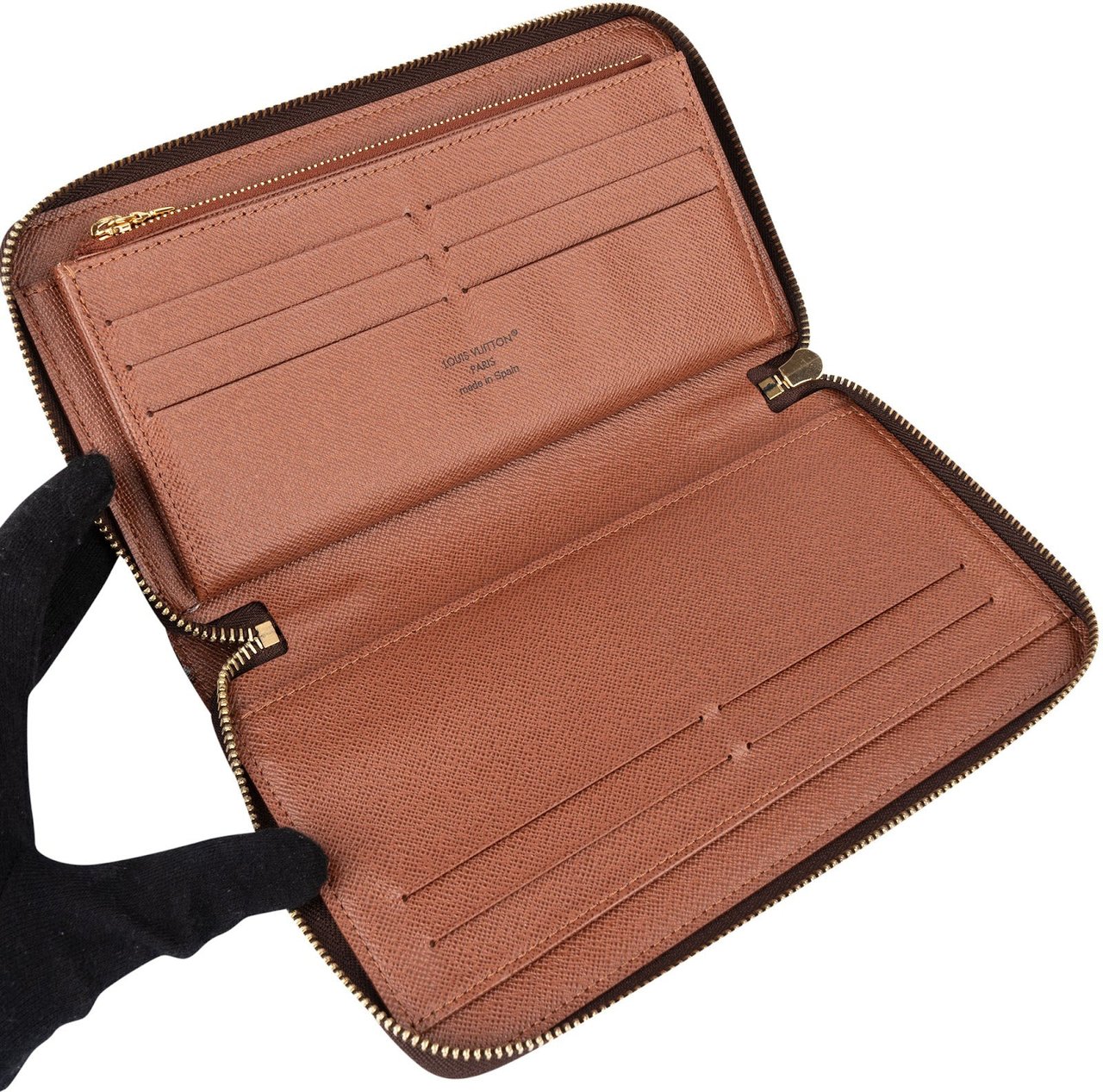Louis Vuitton Louis Vuitton Monogram Canvas Zippy Organizer Wallet Bruin